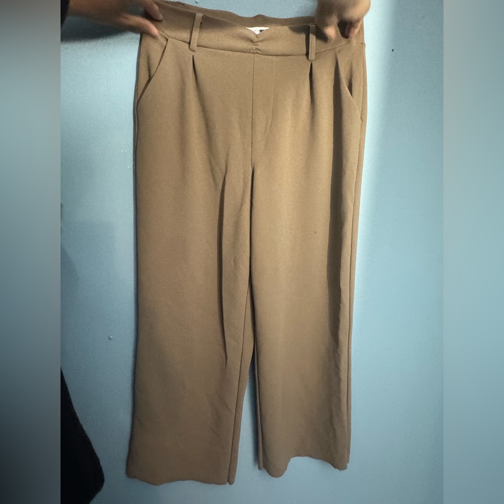Fashion Nova Classic Tan Pants